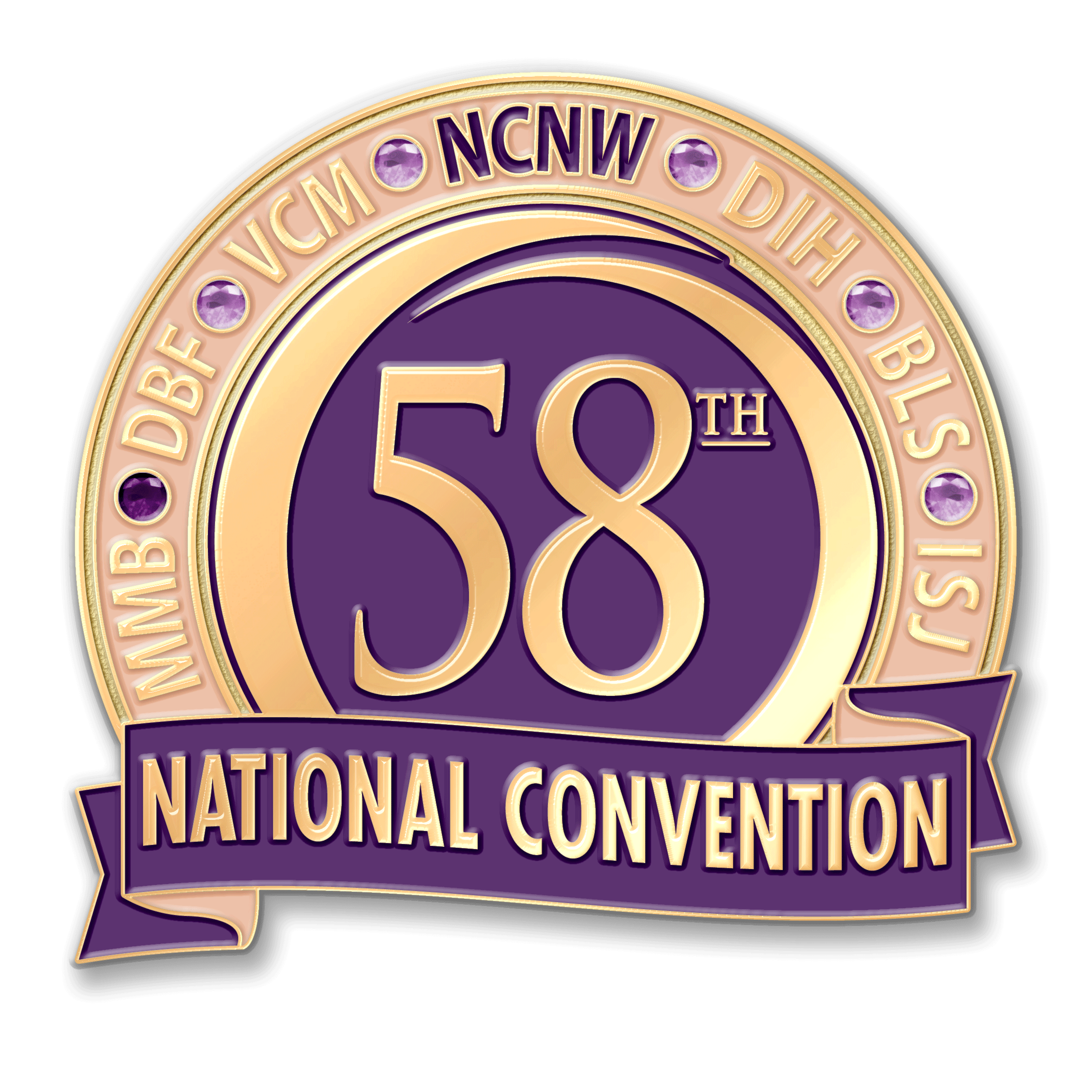 58th Convention Commemorative Pin